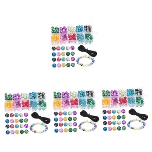 ARTIBETTER 1 Satz Kristallperlen Zwiebelseil Set Zahlen Schmuckperlen Armbandherstellungs Erwachsene Halsketten Armbänder Armbandperlen Dehnbares 200 Stück von Artibetter