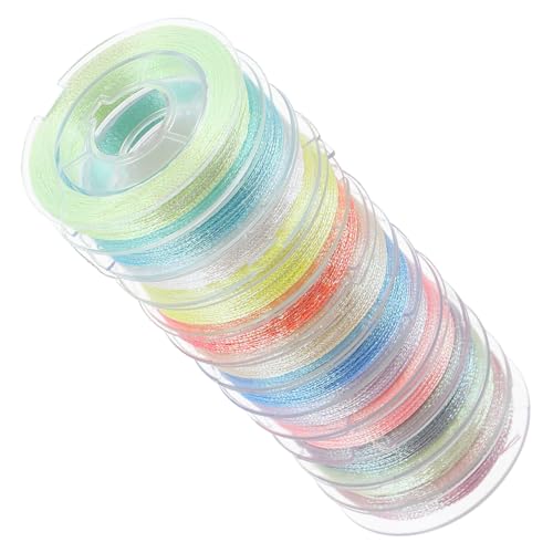 ARTIBETTER 1 Satz Leuchtendes Stickgarn Multifunktionaler Nähfaden Für Diy Projekte Professionelles Stickgarn Farben Für Quilten Und Handarbeiten 12rollen von Artibetter