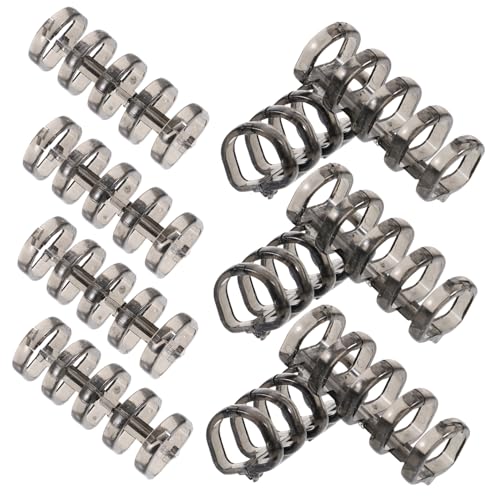 ARTIBETTER 1 Satz Loseblattring 5-loch-binderinge Buchbinderringe Selber Machen Ringordner Für Lose Blätter Spiralblock Binderringe Aus Kunststoff Bindering Ersatz Plastik Schwarz 10 Stück von Artibetter