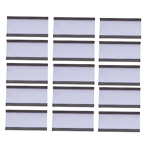 ARTIBETTER 1 Satz Magnetische Etikettenhalter Für Preisanzeigen Clip Kartenhalter Für Supermärkte Und Lager Installieren Für Warenpräsentation Und Organisation 50 Stück von Artibetter