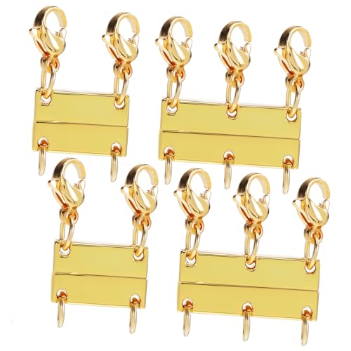 ARTIBETTER 1 Satz Magnetische Halskette Mehrlagige Schnalle Anhängerverschluss Silberverschluss Schlüsselschichtung Mehrlagige Halskette Lanyard Halskettenverschlüsse Stapel 2 Stück ARTIBETTER 1 Satz Magnetische Halskette Mehrlagige Schnalle Anhängerverschluss Silberverschluss Schlüsselschichtung Mehrlagige Halskette Lanyard Halskettenverschlüsse Stapel 2 Stück von Artibetter
