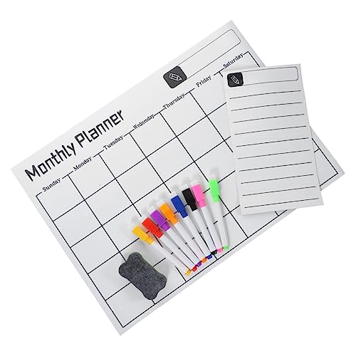 ARTIBETTER 1 Satz Magnetisches Nachrichtenschild Abwischbares Planungsboard für Kühlschrank mit Markern und Radiergummi für Familienorganisation und Erinnerungen Wiederverwendbar und Leicht ARTIBETTER 1 Satz Magnetisches Nachrichtenschild Abwischbares Planungsboard für Kühlschrank mit Markern und Radiergummi für Familienorganisation und Erinnerungen Wiederverwendbar und Leicht von Artibetter