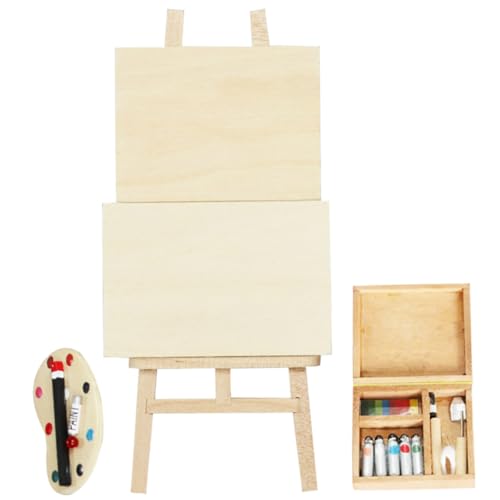 ARTIBETTER 1 Satz Maßstab mit Malbrett Farbpalette und Farbkästchen Zubehör für Miniatur Szenen und Wohnaccessoires ARTIBETTER 1 Satz Maßstab mit Malbrett Farbpalette und Farbkästchen Zubehör für Miniatur Szenen und Wohnaccessoires von Artibetter