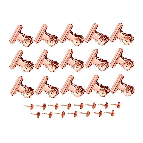 ARTIBETTER 1 Satz Metall Roségold Büroklammern und Pinnnadeln für Dokumente Notizen und Organisation Hochwertige Langlebige Bürobedarf für Schule und Büro ARTIBETTER 1 Satz Metall Roségold Büroklammern und Pinnnadeln für Dokumente Notizen und Organisation Hochwertige Langlebige Bürobedarf für Schule und Büro von Artibetter