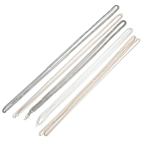 ARTIBETTER 1 Satz Metallkettenperlenkette Schlüsselanhänger Mit Kugelkette Perlenstrang Bunte Perlenkette Halskette Masse Armbandkette Halskettenkette Kupferbeschichtetes Eisen 5 Stück von Artibetter