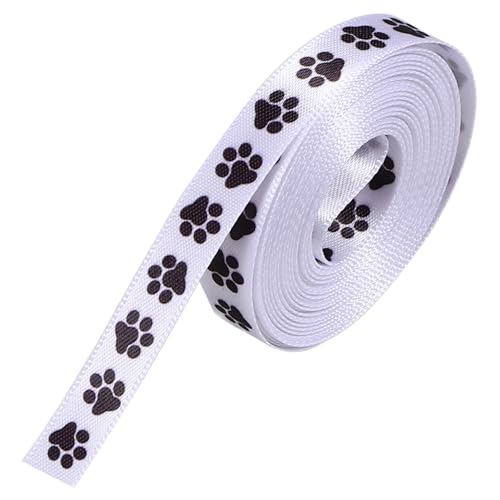 ARTIBETTER 1 Satz Paw Print Geschenkband Für Diy Projekte Breites Polyesterband Mit Hundepfotenmuster Für Und Bastelarbeiten Insgesamt 2rollen von Artibetter