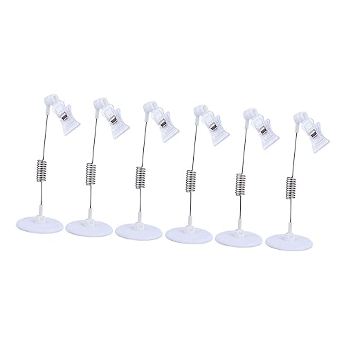 ARTIBETTER 1 Satz Praktischer Displayhalter Für Schild Inhaber Anzeige Regal Namensclip Etikettenständer Werbeclip Abs 6 Stück von Artibetter