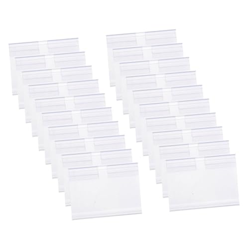 ARTIBETTER 1 Satz Preiskarte Tags Für Die Anzeige Groß Schild Zeichenhalter Steht Etikett Displayhalter Ticket-display-halter Stand -label -halter Transparent Pvc 50 Stück ARTIBETTER 1 Satz Preiskarte Tags Für Die Anzeige Groß Schild Zeichenhalter Steht Etikett Displayhalter Ticket-display-halter Stand -label -halter Transparent Pvc 50 Stück von Artibetter