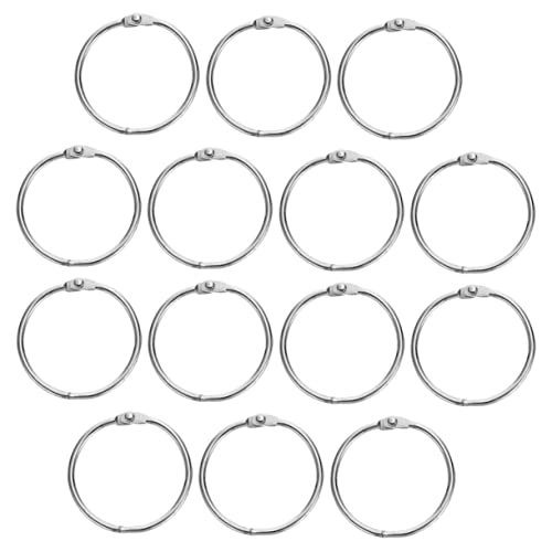 ARTIBETTER 1 Satz Ringbuch-ring Schlüsselringe Lose Blattbindemittel Bindung Aufklappbare Ringe Stichworte Für Kleine Binderinge Flexible Buchringe Metall Silver 20 Stück ARTIBETTER 1 Satz Ringbuch-ring Schlüsselringe Lose Blattbindemittel Bindung Aufklappbare Ringe Stichworte Für Kleine Binderinge Flexible Buchringe Metall Silver 20 Stück von Artibetter