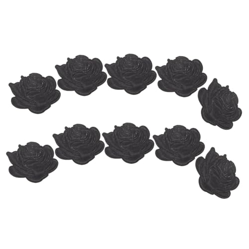 ARTIBETTER 1 Satz Rose Stick Patch Klebeflicken Für Stoff Flecken Patch Für Jeans Denim Kleidung Bestickt Stickerei Flicken Nähen Aufnäher Für Jeans Applikationen Twill-stoff Schwarz 10 Stück ARTIBETTER 1 Satz Rose Stick Patch Klebeflicken Für Stoff Flecken Patch Für Jeans Denim Kleidung Bestickt Stickerei Flicken Nähen Aufnäher Für Jeans Applikationen Twill-stoff Schwarz 10 Stück von Artibetter
