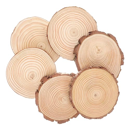ARTIBETTER 1 Satz Runde Holzscheiben Unvollendete Naturholzscheiben Für Diy Kunsthandwerk Und Untersetzer Dicke Zum Bemalen Und Dekorieren 6 Stück ARTIBETTER 1 Satz Runde Holzscheiben Unvollendete Naturholzscheiben Für Diy Kunsthandwerk Und Untersetzer Dicke Zum Bemalen Und Dekorieren 6 Stück von Artibetter