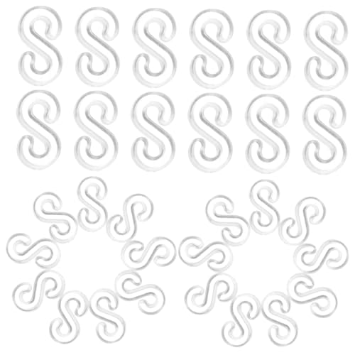 ARTIBETTER 1 Satz S Clips Für Gummibandarmbänder Transparente Verbindungsclips Für Diy Armbänder Und Schmuckzubehör Für Handarbeiten Und Projekte 500 Stück von Artibetter