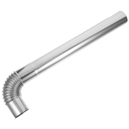 ARTIBETTER 1 Satz Schlauch Liner Ausmaß Luft Kessel edelstahlrohr edelstahrohr exhaust pipe op hose grill zubehör Holzkohlegrill mit Deckel Kaminofenauspuff aus Metall Rostfreier Stahl Silver von Artibetter