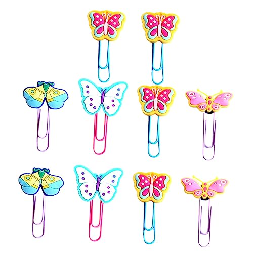 ARTIBETTER 1 Satz Schmetterling Lesezeichen Mädchen Geformte Büroklammern Kind Lesezeichen-clip Papierclips Seitenmacher Seitenmarkierungen Büroklammer-lesezeichen Kieselgel 20 Stück ARTIBETTER 1 Satz Schmetterling Lesezeichen Mädchen Geformte Büroklammern Kind Lesezeichen-clip Papierclips Seitenmacher Seitenmarkierungen Büroklammer-lesezeichen Kieselgel 20 Stück von Artibetter
