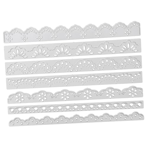 ARTIBETTER 1 Satz Schneidwerkzeug Stanzteile Für Die Kartenherstellung Stanzteile Für Scrapbooking Scrapbooking-formen Stanzformen Kohlenstoffstahl Silver 7 Stück von Artibetter