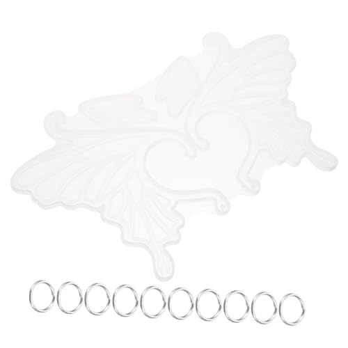 ARTIBETTER 1 Satz Silikon Ohrclip Gießform für Ohrringe Basteln Ihre Eigenen Epoxidharz Ohrringe im Eleganten Schmetterlingsdesign für DIY Projekte ohne Ohrlöcher Offenen Ringen von Artibetter