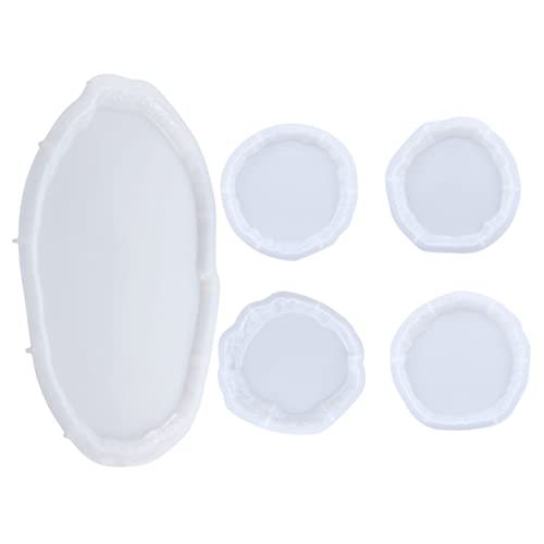 ARTIBETTER 1 Satz Silikon Untersetzer Gießform Teilig Unregelmäßige Formen mit Untersetzer Tray Einfach zu Bedienen für DIY Projekte für Persönliche und Bastelarbeiten ARTIBETTER 1 Satz Silikon Untersetzer Gießform Teilig Unregelmäßige Formen mit Untersetzer Tray Einfach zu Bedienen für DIY Projekte für Persönliche und Bastelarbeiten von Artibetter