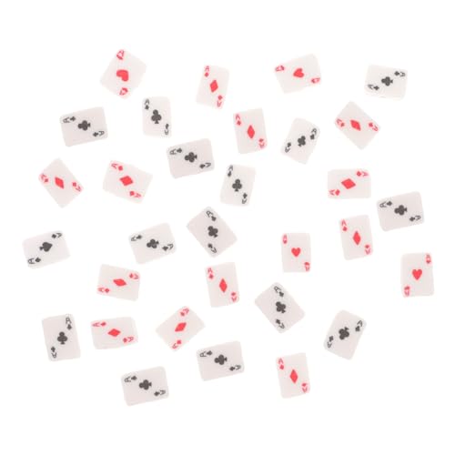 ARTIBETTER 1 Satz Spielkartenperlen Pokerkartenschmuck Karten Abstandsperlen Perlen Für Die Schmuckherstellung Spielkartenschmuck Runde Formen DIY Charms Basteln Polymer 100 Stück ARTIBETTER 1 Satz Spielkartenperlen Pokerkartenschmuck Karten Abstandsperlen Perlen Für Die Schmuckherstellung Spielkartenschmuck Runde Formen DIY Charms Basteln Polymer 100 Stück von Artibetter