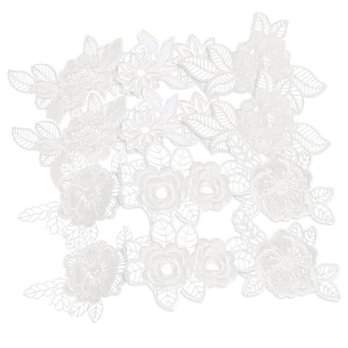 ARTIBETTER 1 Satz Spitzblumen Patches Für Kleidung Mix Stickerei Und Applikationen Zum Reparieren Und Dekorieren Von Kleidung Und Vielseitige Nähzubehörteile 12 Stück von Artibetter