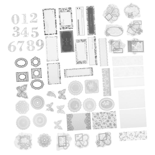 ARTIBETTER 1 Satz Spitzenaufkleber Selbstklebende Spitzenpapier Dekoration Für Scrapbooking Tagebuch Einladungen Und Diy Projekte Langlebig Und Vielseitig Einsetzbar 100 Stück von Artibetter