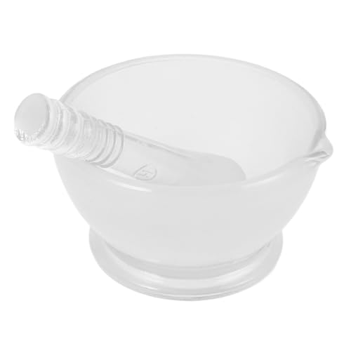 ARTIBETTER 1 Satz Stößel Set Robuste Mahlschüssel mit Ergonomischem Stößel für Küche und Labor Rutschfester Boden zum Mahlen von Gewürzen und Chemischen Proben von Artibetter