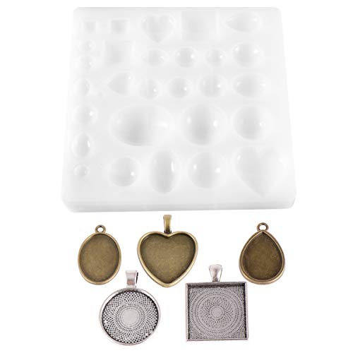 ARTIBETTER 1 Satz Teiliges Diy Epoxidharz Silikonform Set für Schmuck Kreative Schmuckablage für Zuhause Schule und Studio Hitzebeständig und Wiederverwendbar Klare und Glänzende Textur ARTIBETTER 1 Satz Teiliges Diy Epoxidharz Silikonform Set für Schmuck Kreative Schmuckablage für Zuhause Schule und Studio Hitzebeständig und Wiederverwendbar Klare und Glänzende Textur von Artibetter