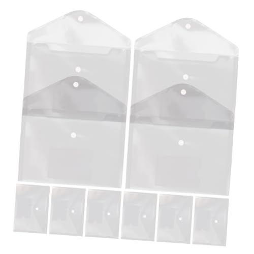 ARTIBETTER 1 Satz Teiliges Dokumententaschen Transparent Mit Druckknopf Langlebige Organizer Mappe Für Wichtige Dokumente Visitenkartenfach Platzsparend Und Reisefreundlich 12 Stück ARTIBETTER 1 Satz Teiliges Dokumententaschen Transparent Mit Druckknopf Langlebige Organizer Mappe Für Wichtige Dokumente Visitenkartenfach Platzsparend Und Reisefreundlich 12 Stück von Artibetter