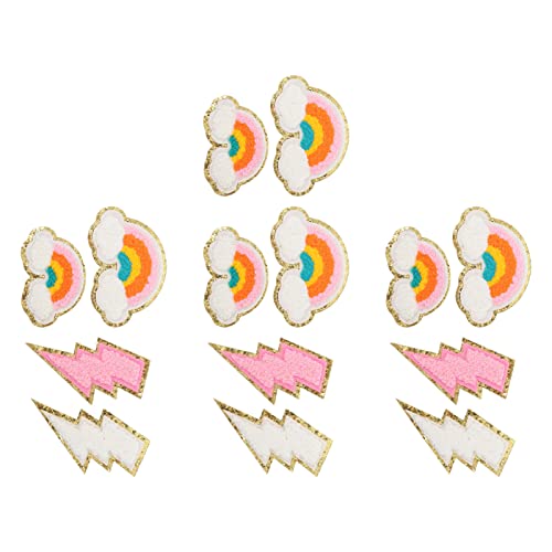 ARTIBETTER 1 Satz Teiliges Gestickte Applikationen Regenbogenform Selbstklebende Flicken Für Diy Kleidung Textilreparatur Und Kreative Bastelprojekte 14 Stück ARTIBETTER 1 Satz Teiliges Gestickte Applikationen Regenbogenform Selbstklebende Flicken Für Diy Kleidung Textilreparatur Und Kreative Bastelprojekte 14 Stück von Artibetter