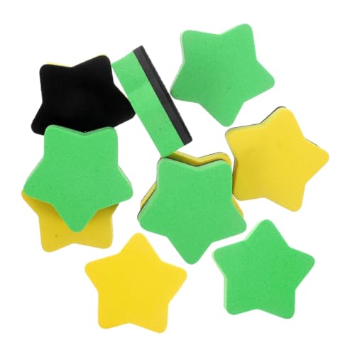 ARTIBETTER 1 Satz Teiliges Magnetische Whiteboard Radierer Radiergummis Für Lehrer Und Bunten Stern Designs 10 Stück ARTIBETTER 1 Satz Teiliges Magnetische Whiteboard Radierer Radiergummis Für Lehrer Und Bunten Stern Designs 10 Stück von Artibetter