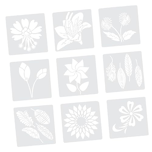 ARTIBETTER 1 Satz Teiliges Malschablonen Für Cartoon Zeichenschablonen Wiederverwendbare Diy Malvorlagen Für Jungen Und Mädchen Für Scrapbooking Und Kreative Projekte 18 Stück von Artibetter