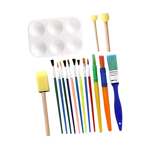 ARTIBETTER 1 Satz Teiliges Malset für Schwamm und Pinsel Kreativität für DIY Kunstprojekte und Lernaktivitäten für Kleinkinder und Vorschulkinder ARTIBETTER 1 Satz Teiliges Malset für Schwamm und Pinsel Kreativität für DIY Kunstprojekte und Lernaktivitäten für Kleinkinder und Vorschulkinder von Artibetter