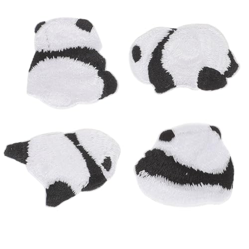 ARTIBETTER 1 Satz Teiliges Panda Aufnäher Niedliche Cartoon Patches Zum Aufbügeln Für Kleidung Taschen Und Schuhe Selbstklebende Stoffaufkleber Für Kreative Diy Projekte 4 Stück ARTIBETTER 1 Satz Teiliges Panda Aufnäher Niedliche Cartoon Patches Zum Aufbügeln Für Kleidung Taschen Und Schuhe Selbstklebende Stoffaufkleber Für Kreative Diy Projekte 4 Stück von Artibetter
