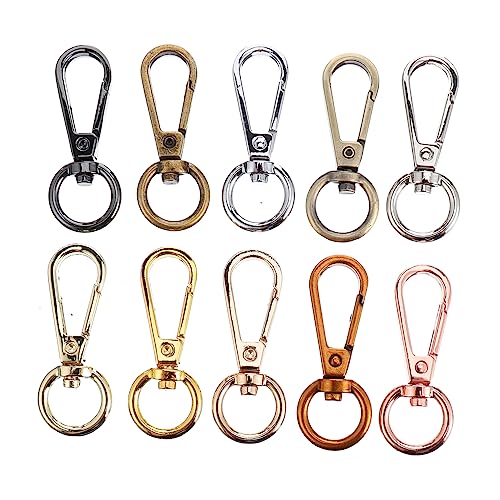 ARTIBETTER 1 Satz Teiliges Schlüsselhaken Multifunktionale Taschenverschlüsse Für Diy Projekte Für Schlüsselanhänger Und Handtaschenzubehör Zufälligen Farben 10 Stück von Artibetter