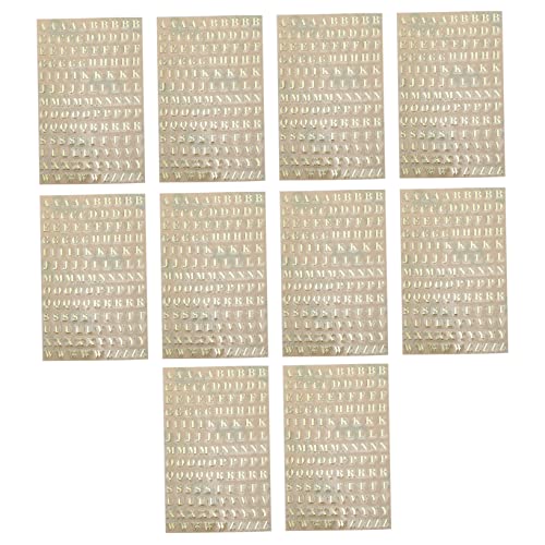 ARTIBETTER 1 Satz Teiliges Selbstklebende Goldene Buchstabenaufkleber Für Ätherische Öle Dekorative Etiketten Für Flaschen Wasserfest Und Ölbeständig Für Diy Und Aromatherapie 10 Stück von Artibetter