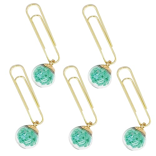ARTIBETTER 1 Satz Teiliges Set Kristallkugel Bookmarks Süße Design Büroklammern Stabile Bürobedarf Für Dokumente Und Lesezeichen 5 Stück ARTIBETTER 1 Satz Teiliges Set Kristallkugel Bookmarks Süße Design Büroklammern Stabile Bürobedarf Für Dokumente Und Lesezeichen 5 Stück von Artibetter
