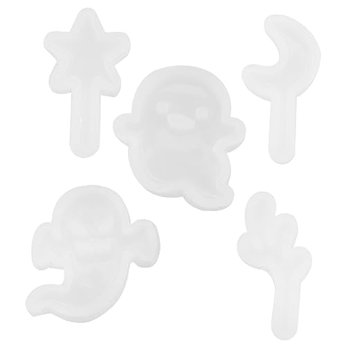 ARTIBETTER 1 Satz Teiliges Silikon Epoxidharz Gießform Kreative Und Sternenformen Für Diy Halloween Dekoration Und Schmuckgestaltung Und Einfach Zu Bedienen 5 Stück ARTIBETTER 1 Satz Teiliges Silikon Epoxidharz Gießform Kreative Und Sternenformen Für Diy Halloween Dekoration Und Schmuckgestaltung Und Einfach Zu Bedienen 5 Stück von Artibetter