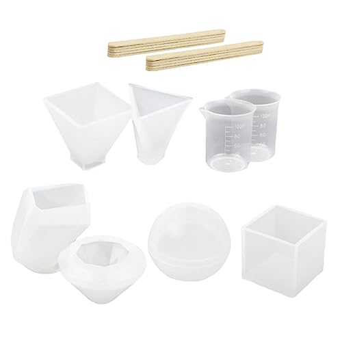ARTIBETTER 1 Satz Teiliges Silikonformen Set für Diy Handwerk Flexible Gießformen für Kreative Dekorationen Einfach zu Bedienen Reinigen für Bastelprojekte und Schmuckherstellung von Artibetter