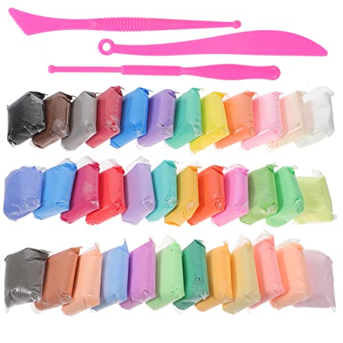 ARTIBETTER 1 Satz Tonset für Ton-Kit Bastelsets Bildhauerei Herstellung Modelliermasse bastelset basteln für DIY bunter Bastelton für schäumendes Pulver von Artibetter