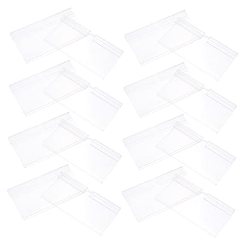 ARTIBETTER 1 Satz Transparente Preisschildhalter Für Supermärkte Verstellbare Etikettenhalter Aus Robustem Für Einzelhandelsgeschäfte Und Lagerregale 100 Stück von Artibetter