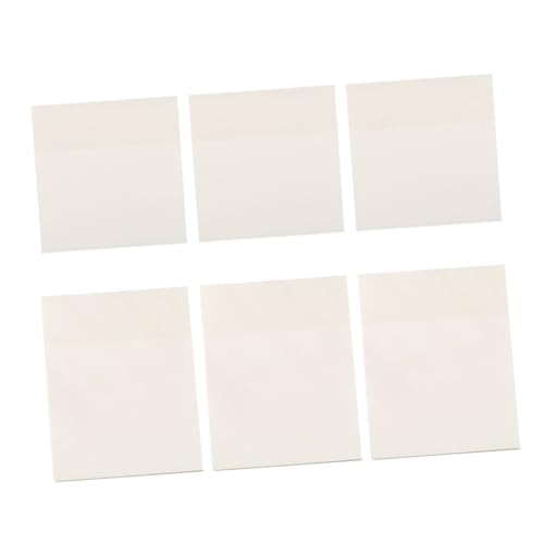 ARTIBETTER 1 Satz Transparente Selbstklebende Haftnotizen Und Pet Material Wiederverwendbar Für Büro Und Zuhause Klebezettel Ohne Rückstände 6 Stück von Artibetter