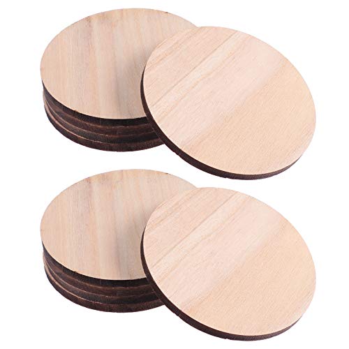 ARTIBETTER 1 Satz Unfertige Runde Holzscheiben Diy Materialien Für Bastelprojekte Durchmesser Dicke Für Dekoration Und Kreative Ideen 10 Stück ARTIBETTER 1 Satz Unfertige Runde Holzscheiben Diy Materialien Für Bastelprojekte Durchmesser Dicke Für Dekoration Und Kreative Ideen 10 Stück von Artibetter