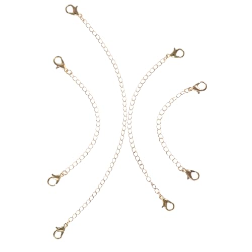ARTIBETTER 1 Satz Verlängerungskette Mit Karabinerverschluss Für Ketten Diy -schmuck Herstellung Schmuck Erweiterung Armband Verlängerungskette Schmuckkette Extender Kupfer 4 Stück von Artibetter