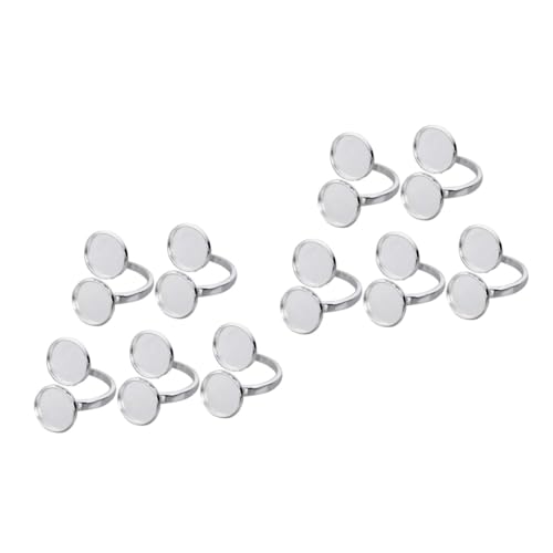 ARTIBETTER 1 Satz Verstellbare Ringbasis Für Diy Schmuckherstellung Innendurchmesser Kreative Bastelzubehör Für Einzigartige Ringe 5 Stück von Artibetter