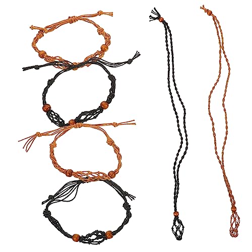 ARTIBETTER 1 Satz Verstellbarer Kordelhalter für Halskette und Armband Teiliges Geflochtenem Naturstein für Diy Schmuck für Perlen und Anhänger ARTIBETTER 1 Satz Verstellbarer Kordelhalter für Halskette und Armband Teiliges Geflochtenem Naturstein für Diy Schmuck für Perlen und Anhänger von Artibetter