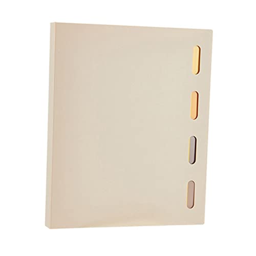 ARTIBETTER 1 Satz Vintage Notizbuch Organizer mit Abnehmbaren Trennblättern Robuste und Leichte Schutzhülle für Bürobedarf für Notizen und Planung von Artibetter