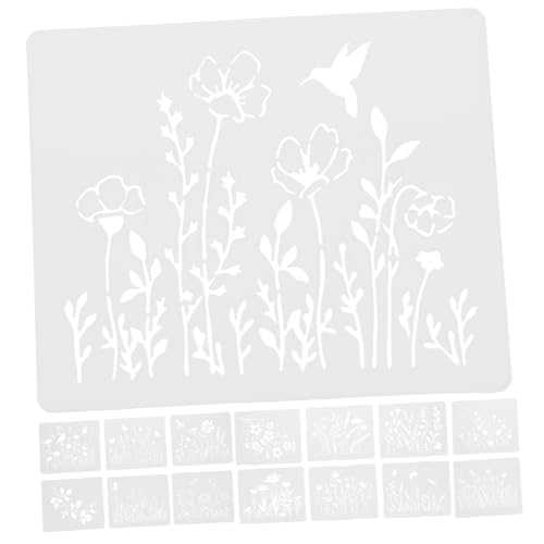 ARTIBETTER 1 Satz Vorlage Für Blumen Und Pflanzen Malschablone Malformen Wandmalerei Vorlage Bastelschablonenvorlage Handwerksvorlage Schablonen Zum Zeichnen Wandschablone Das Haustier von Artibetter