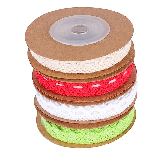 ARTIBETTER 1 Satz Yards Selbstklebendes Baumwoll Spitzenband Mischfarben Diy Zubehör Für Party Und Bürodekoration Vielseitig Einsetzbar Einfach Zuzuschneiden Und Wiederverwendbar 4roll von Artibetter