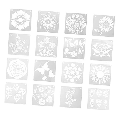 ARTIBETTER 1 Satz Zeichenschablonen Set Blumendekor DIY Deko Schablonen Vorlage Malschablonen Zum Bemalen Druckschablone Sprühschablone DIY Sprühschablone Das Haustier 16Blatt von Artibetter