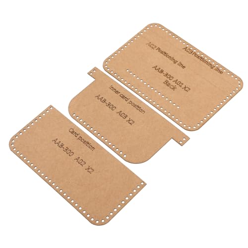 ARTIBETTER 1 Satz handgefertigtes Leder Geldbeutel Nummer Schablone multifunktionswerkzeug Vorlage für die Brieftaschenproduktion Brieftaschen-Vorlagen, Schablonen Kraftpapier ARTIBETTER 1 Satz handgefertigtes Leder Geldbeutel Nummer Schablone multifunktionswerkzeug Vorlage für die Brieftaschenproduktion Brieftaschen-Vorlagen, Schablonen Kraftpapier von Artibetter