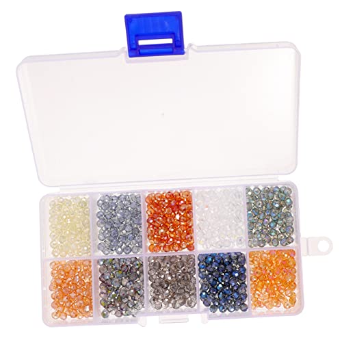 ARTIBETTER 1 Schachtel DIY Glasperlen Bastelperlen für Schmuckherstellung Lose Perlen für Armbänder Handwerkszubehör Aufbewahrungsbox für Bastelprojekte von Artibetter
